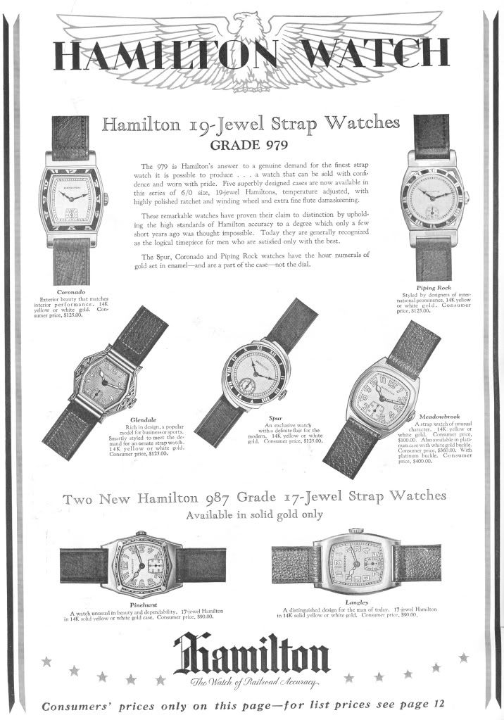 Who did it better Waltham, Elgin, Illinois or Hamilton? Omega Forums